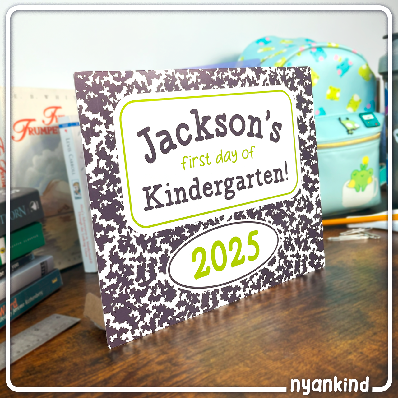 Composition Back To School Sign
