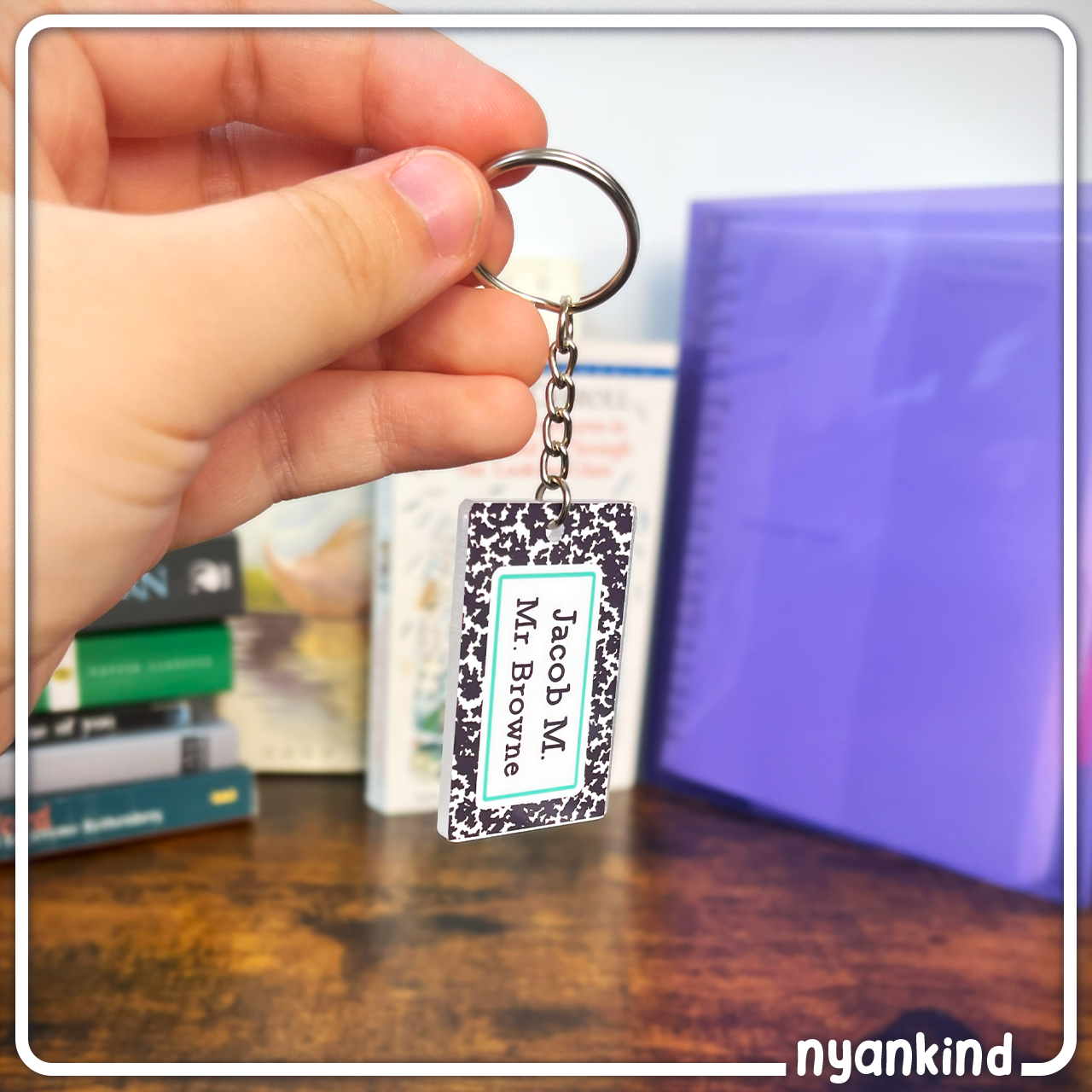 Composition Name Keychain