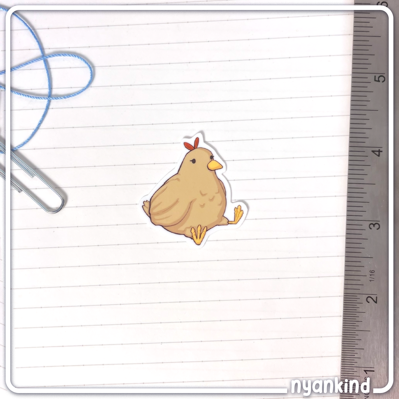 Sittin' Chicken | Vinyl Sticker
