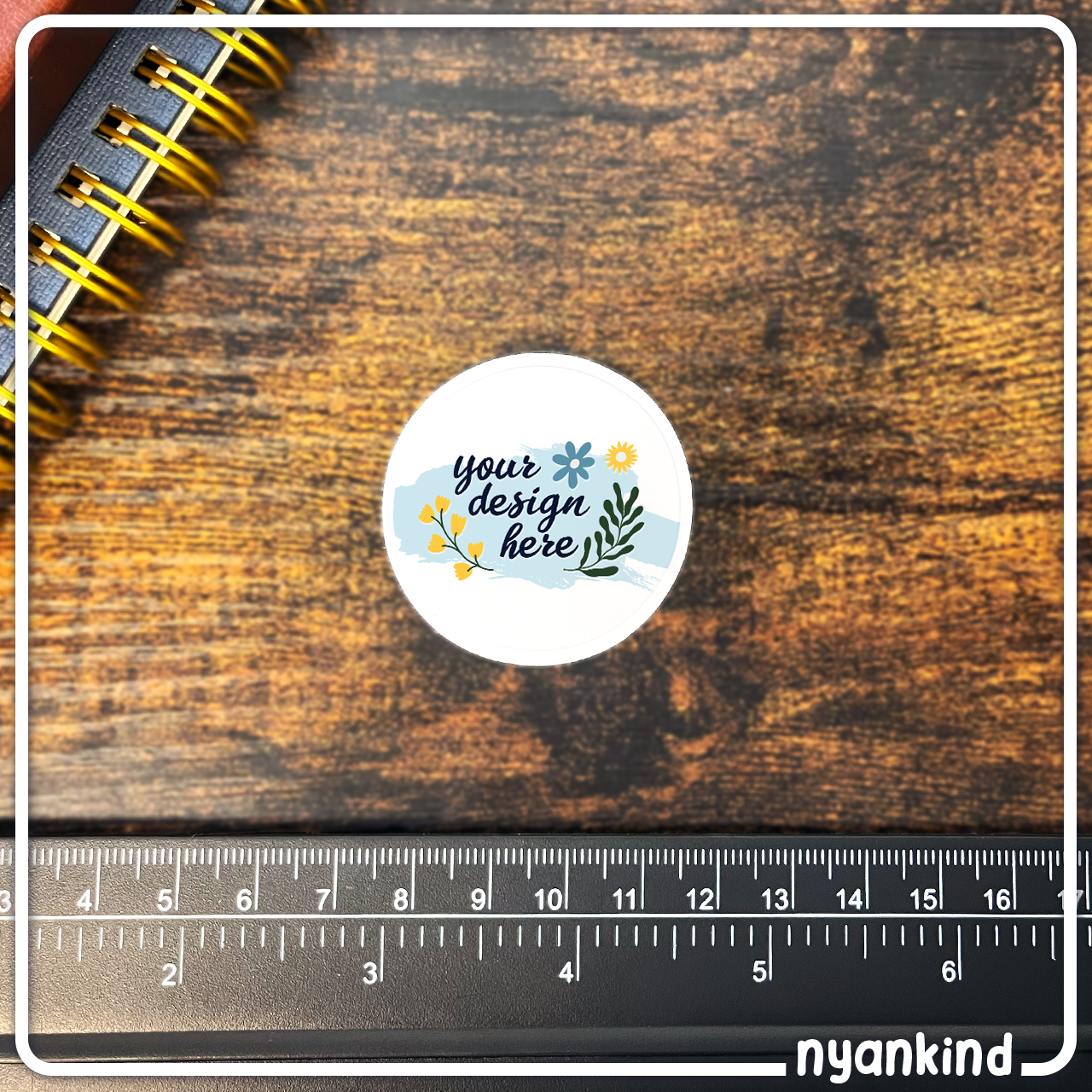 1.5 Inch Circle | Customizable Vinyl Sticker Labels