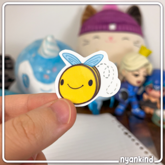 Happy Bee | Vinyl Sticker