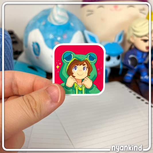 Froggy Girl | Vinyl Sticker