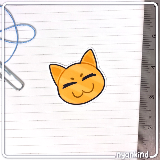 Gold Cat | Vinyl Sticker