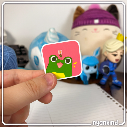 Happy Frog | Vinyl Sticker