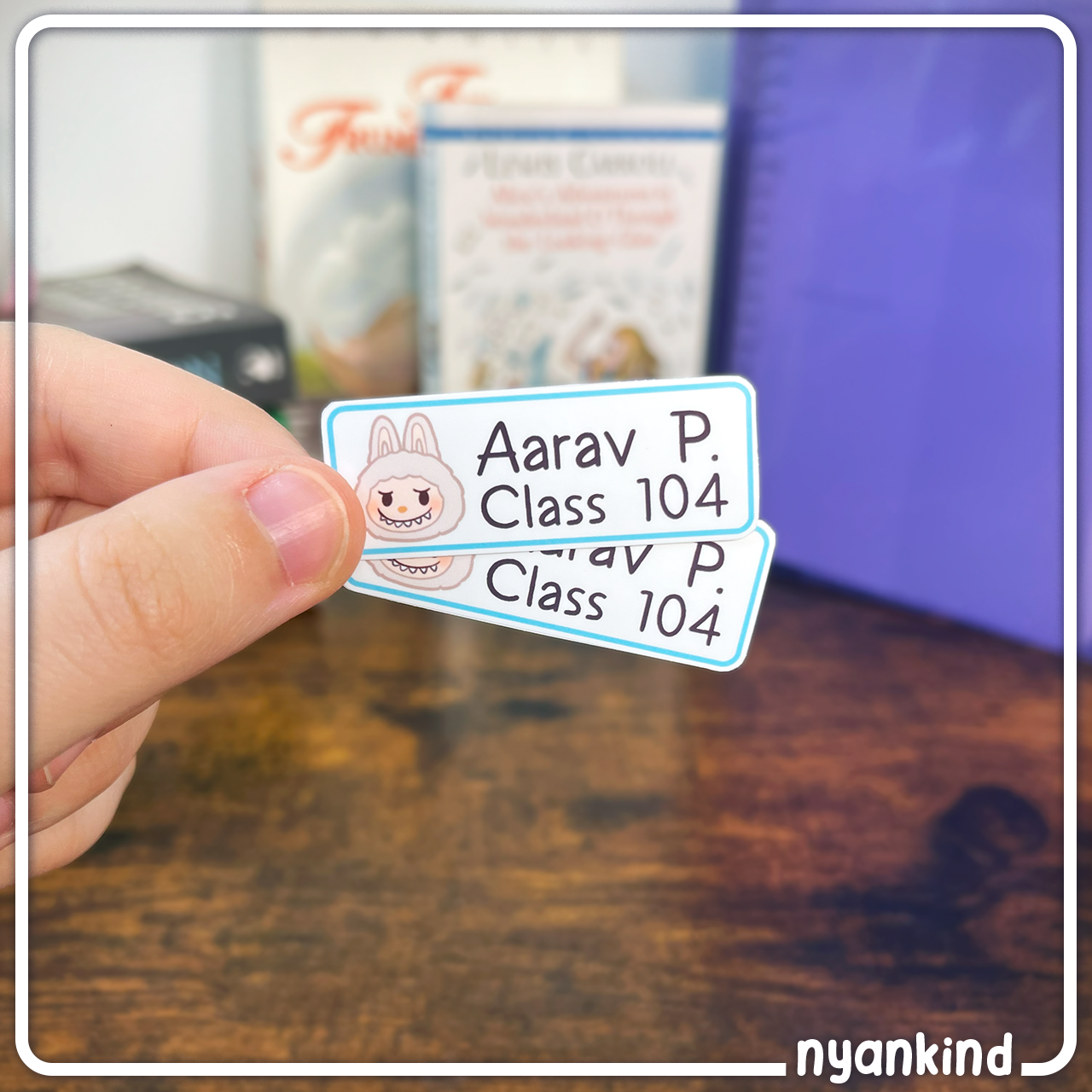 Icon Name Sticker Labels