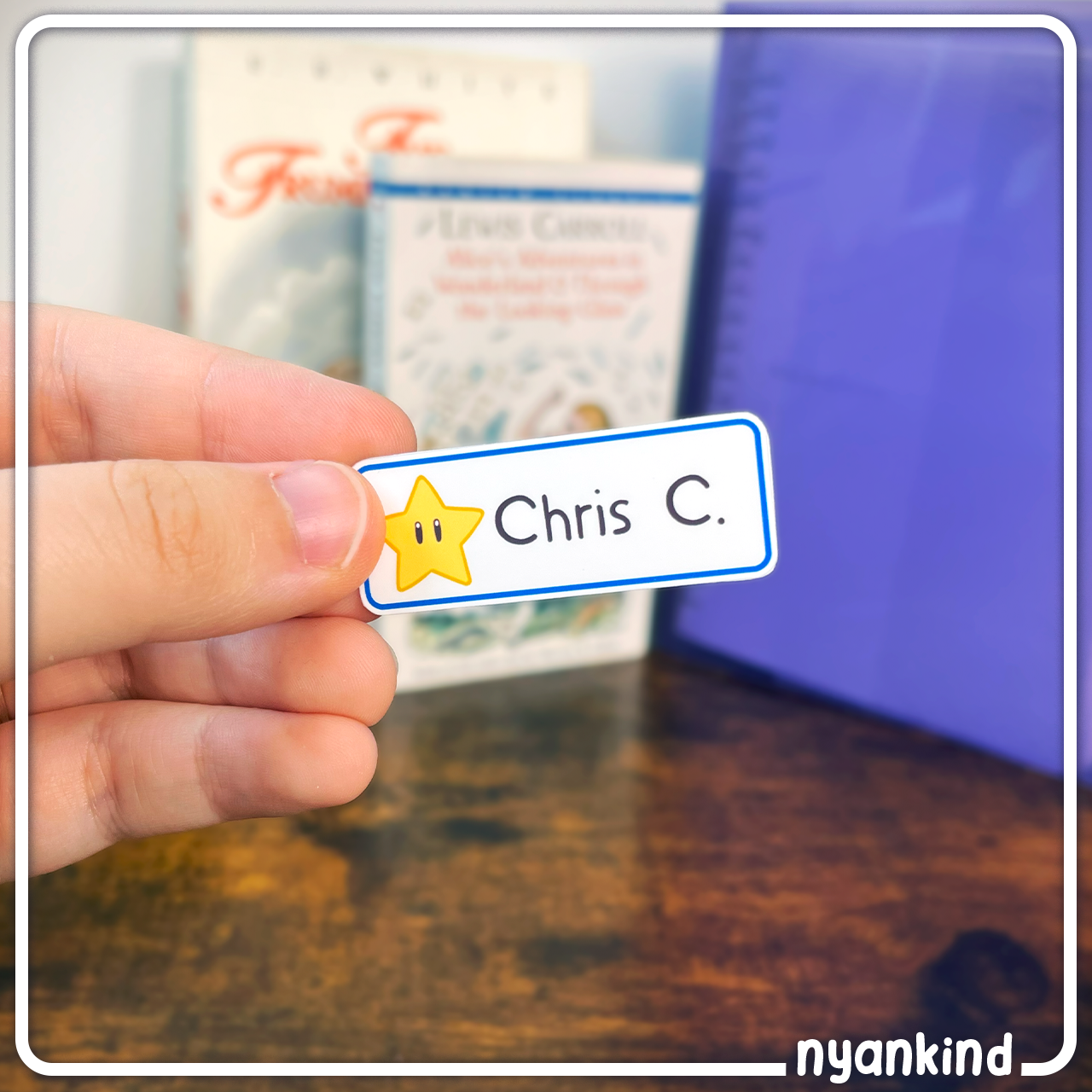 Icon Name Sticker Labels