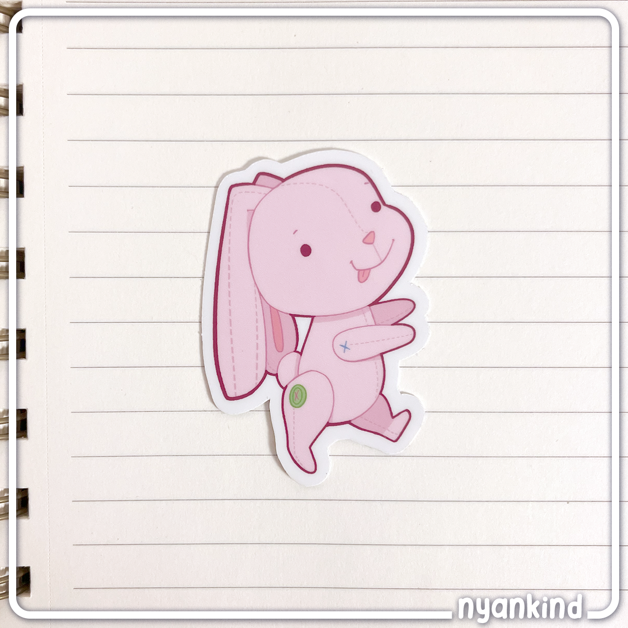 Plush Bunny | Vinyl Sticker