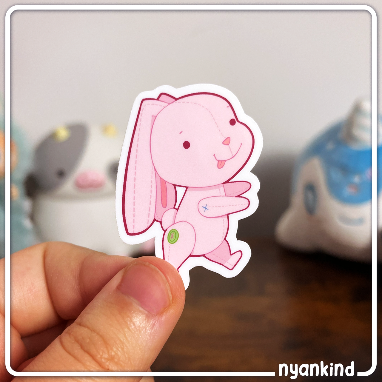 Plush Bunny | Vinyl Sticker