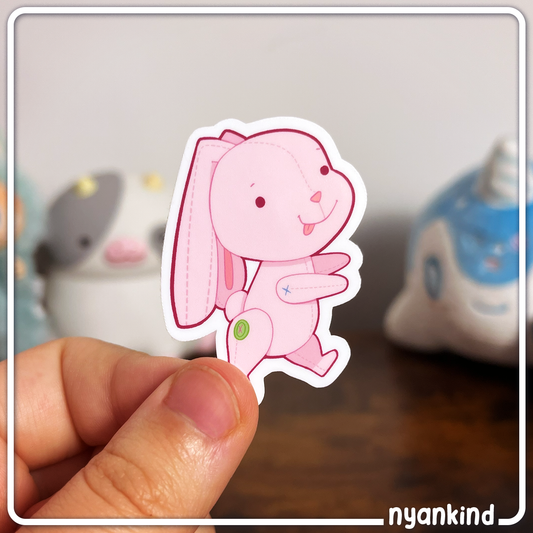Plush Bunny | Vinyl Sticker