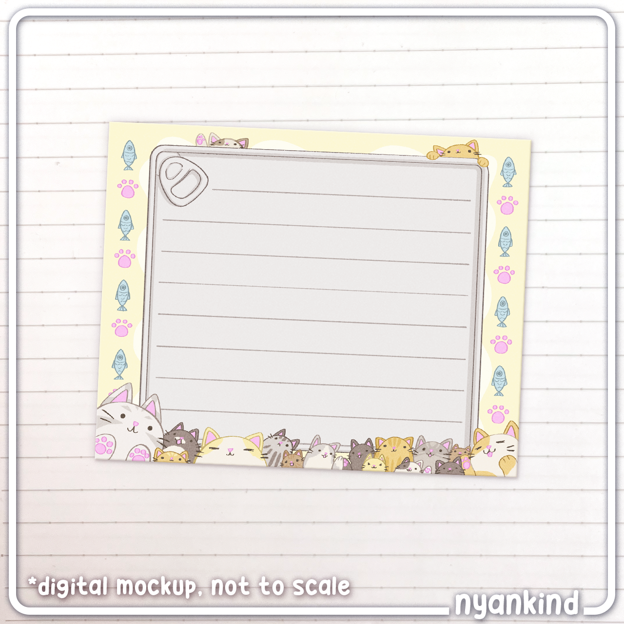 Cats Paper | Cardstock Postcard 4-Pack