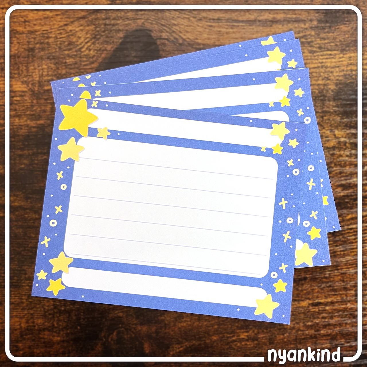 Stars Paper | Cardstock Postcard 4-Pack