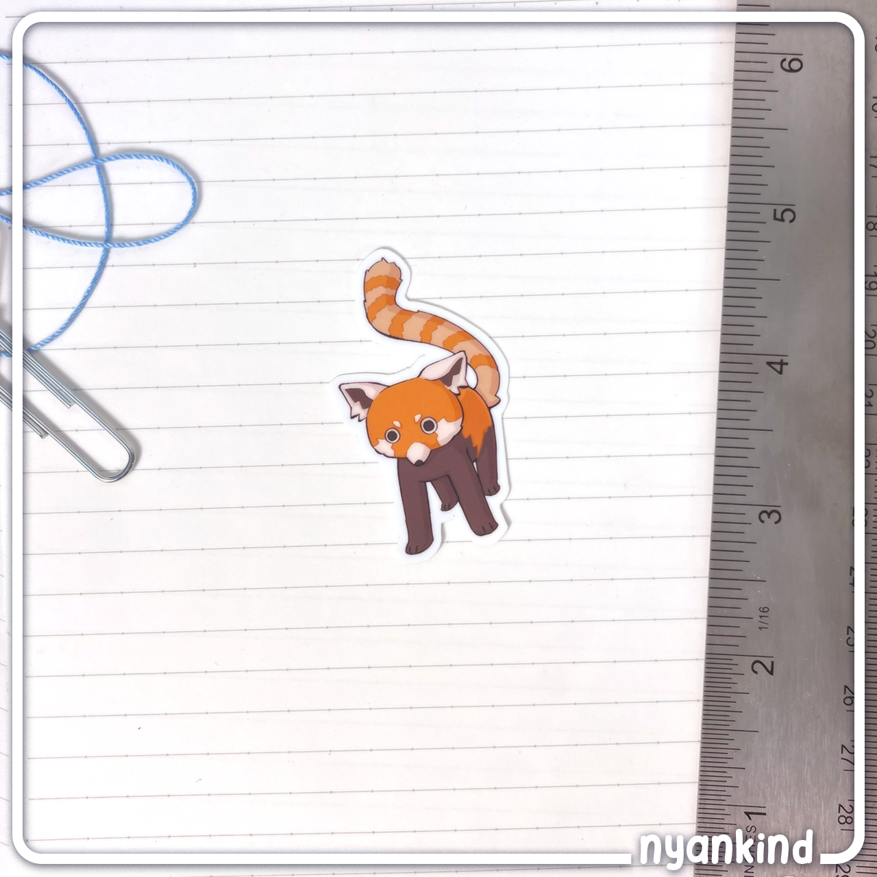 Silly Red Panda | Vinyl Sticker