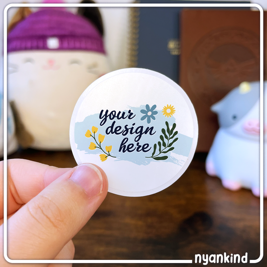 2 Inch Circle | Customizable Vinyl Sticker Labels