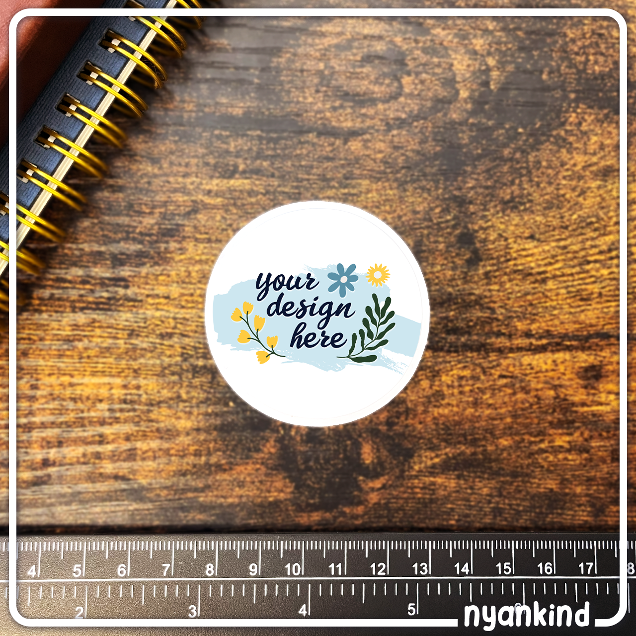 2 Inch Circle | Customizable Vinyl Sticker Labels