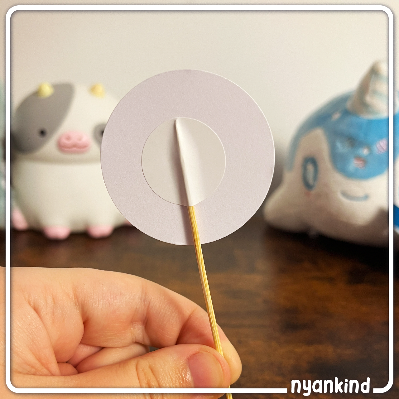 Customizable Circle Cupcake Toppers